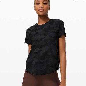 lululemon rise and run short sleeve